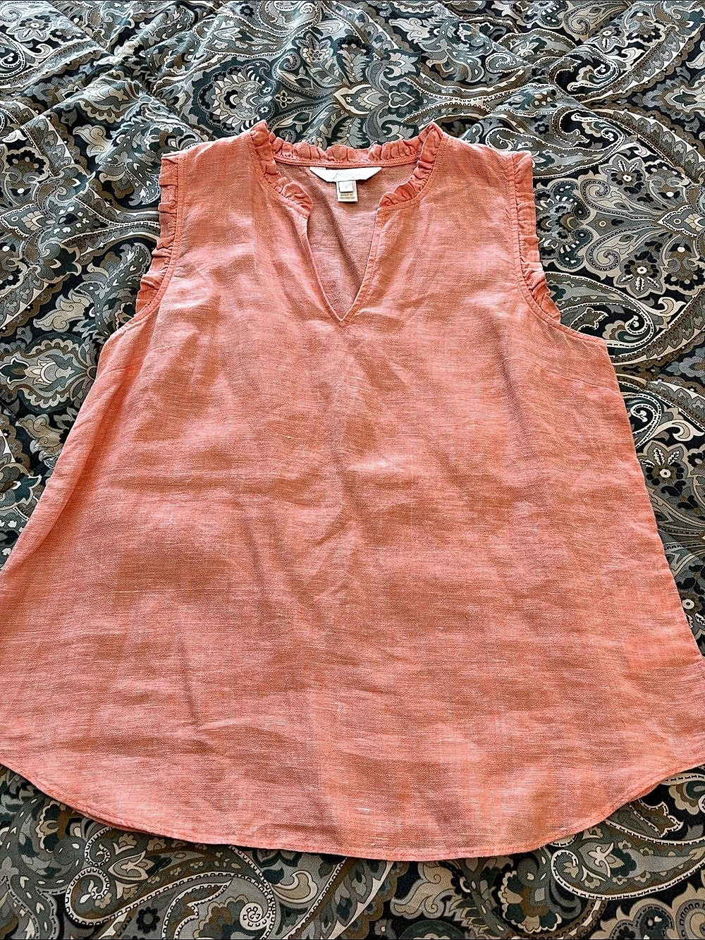 Lilly Pulitzer Linen Top Size S Worn Once